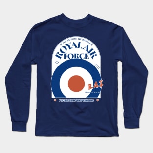 RAF Royal Air Force Insignia Long Sleeve T-Shirt